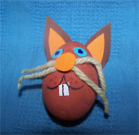 lustiger Ostereier-Hase Osterei